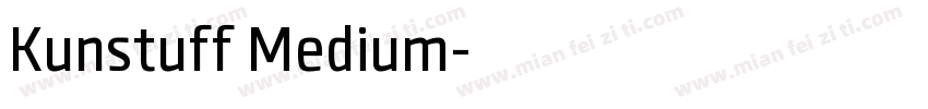 Kunstuff Medium字体转换